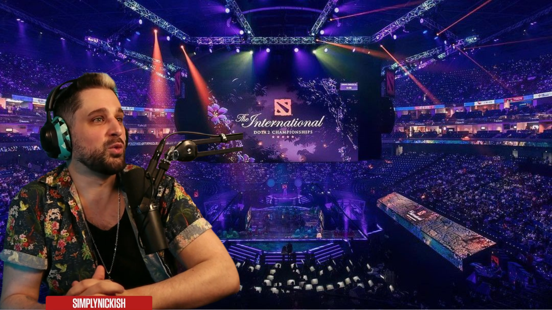 Nick at the mic
